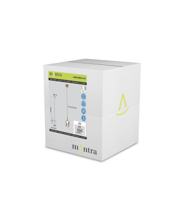 ANDRÓMEDA * COLGANTE 1L - BASE ORO - CRISTAL CROME 8939
